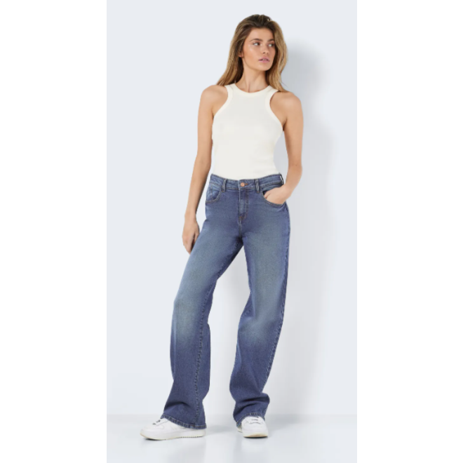 Wide jeans, medium blue