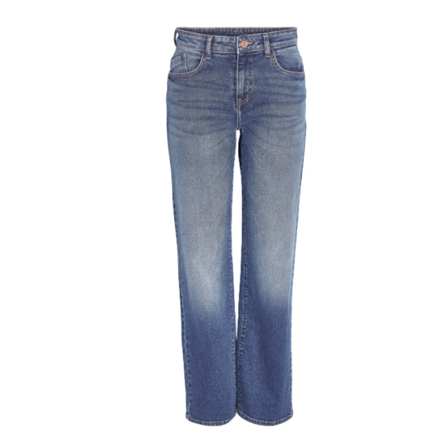 Noisy may Wide jeans, medium blue