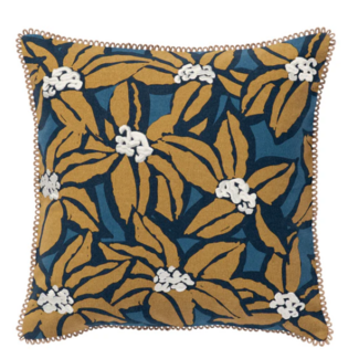 Palais Cushion michelle, navy and safari (50x50)