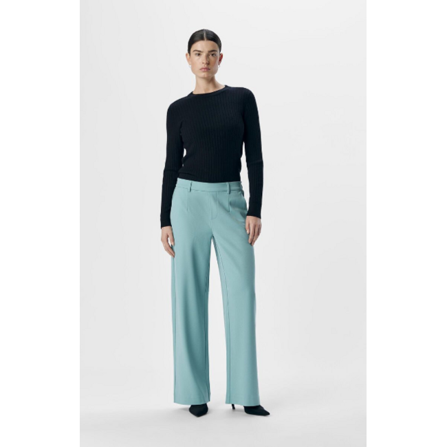 Object pantalon wideleg, dusty turquoise
