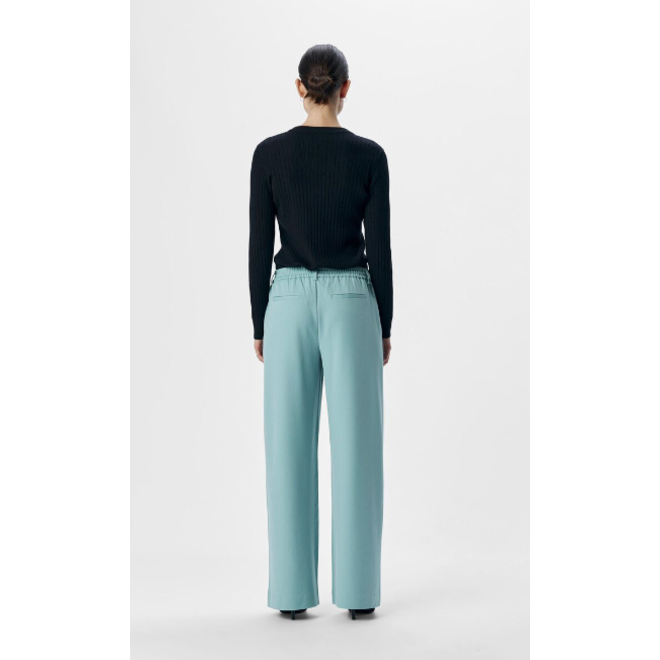 pantalon wideleg, dusty turquoise