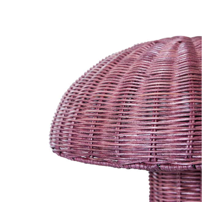 Rattan table lamp