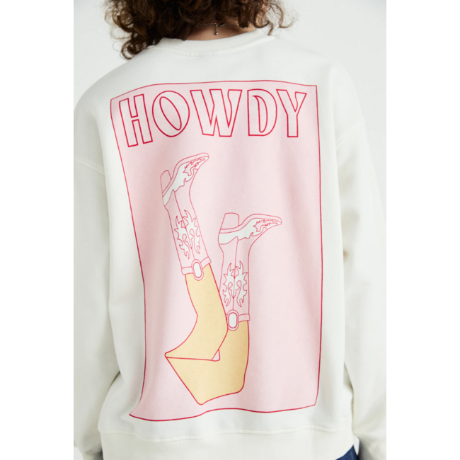 PIECES Trui met print