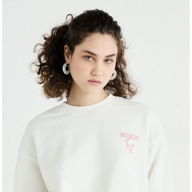 PIECES Trui met print