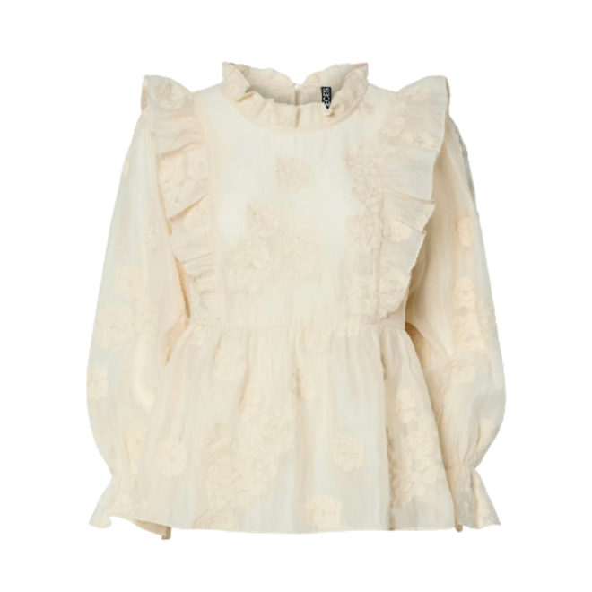 Blouse met bloemen