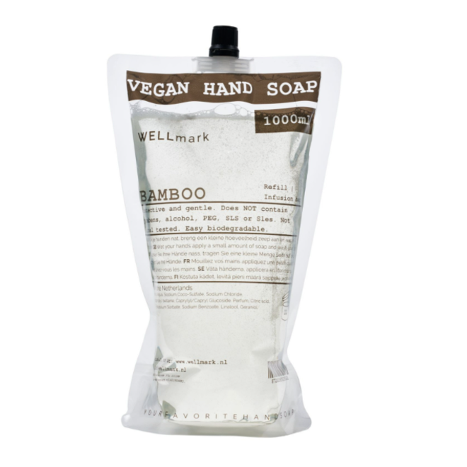 Refill handzeep bamboo 1L