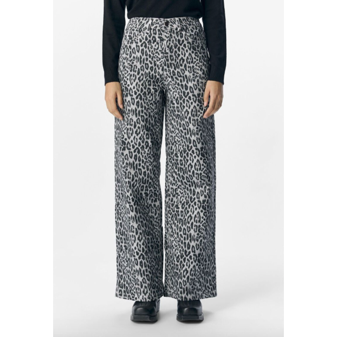 Jeans met luipaardprint