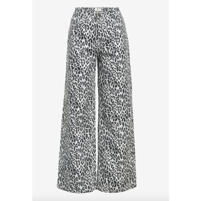 Jeans met luipaardprint