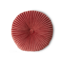 HK Living Round ripple cushion burgundy (35cm)