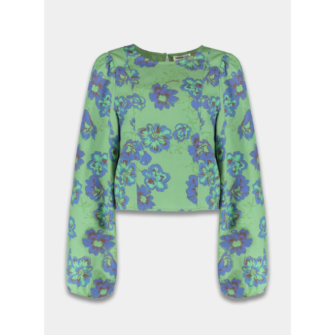 blouse met bloemenprint