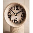 Hkliving retro ceramic klok creme