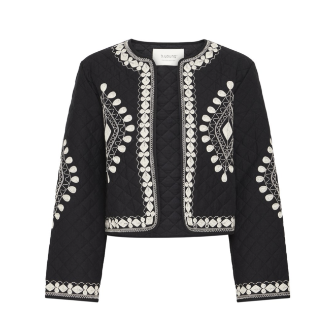 quilted jasje met stiksel