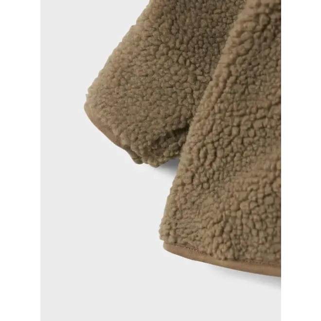 Teddy jasje olijfgroen