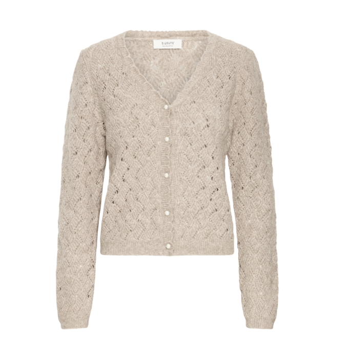 Vestje met witte knoopjes