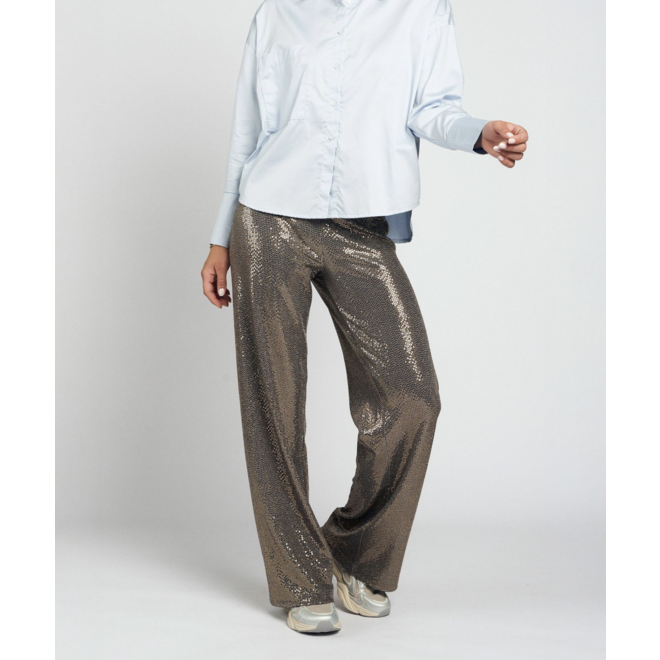 Glitter pants, gold