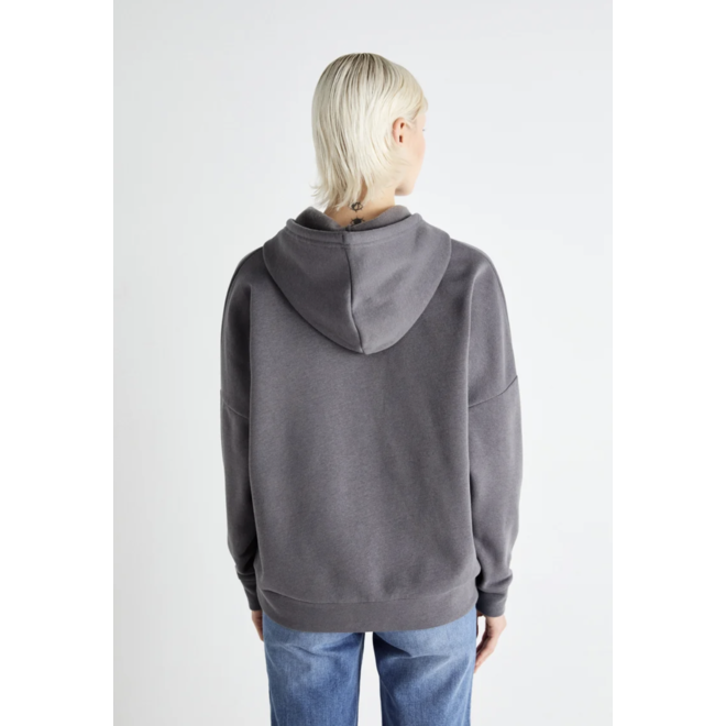 hoodie, charcoal gray