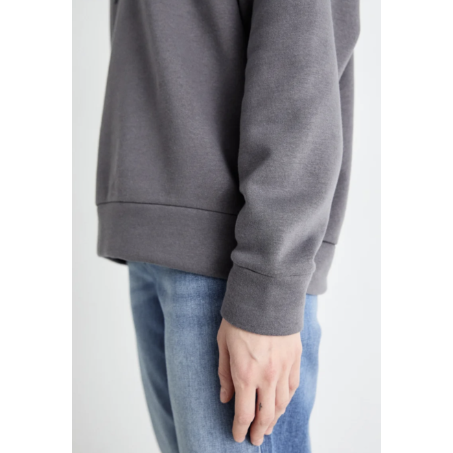 hoodie, charcoal gray