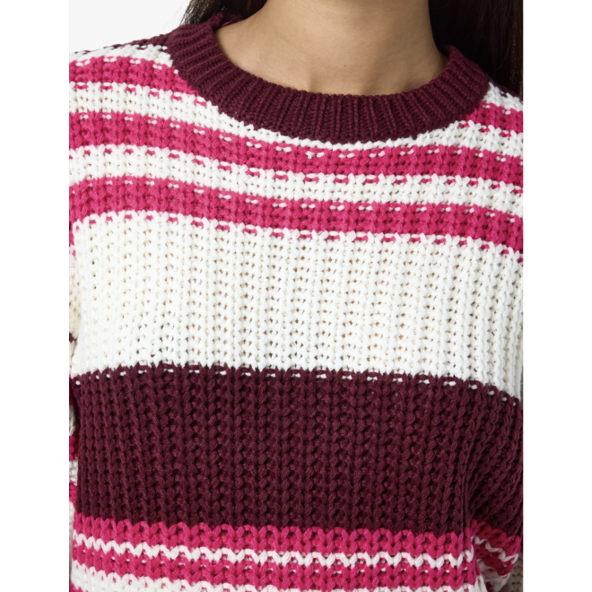 Trui met strepenpatroon