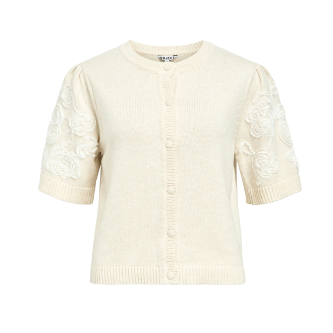 Trui met detail op mouwen