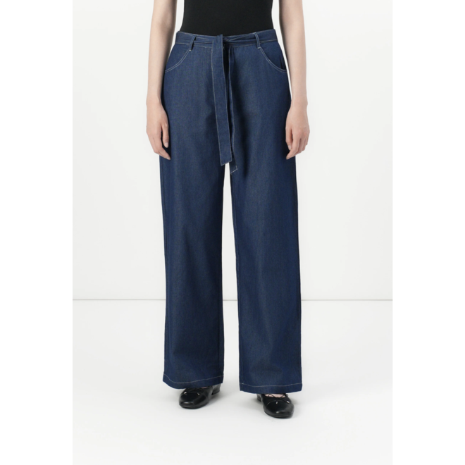 Jeans met tailleriem