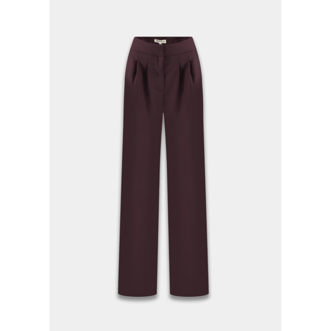 Pantalon met bandplooi