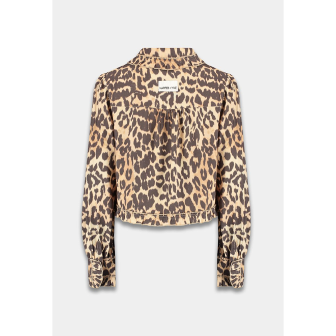 Blouse met opvallende kraag