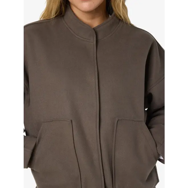 bomber jack wool look