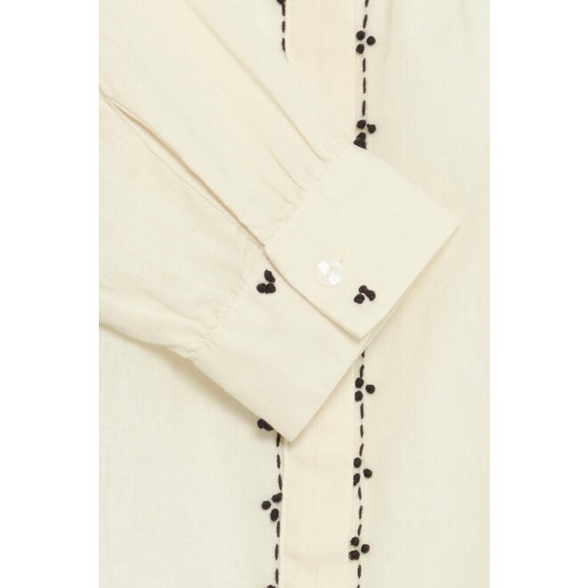 blouse met borduursels