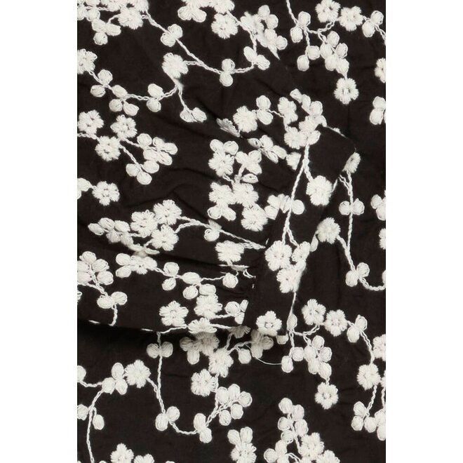 blouse met borduursels