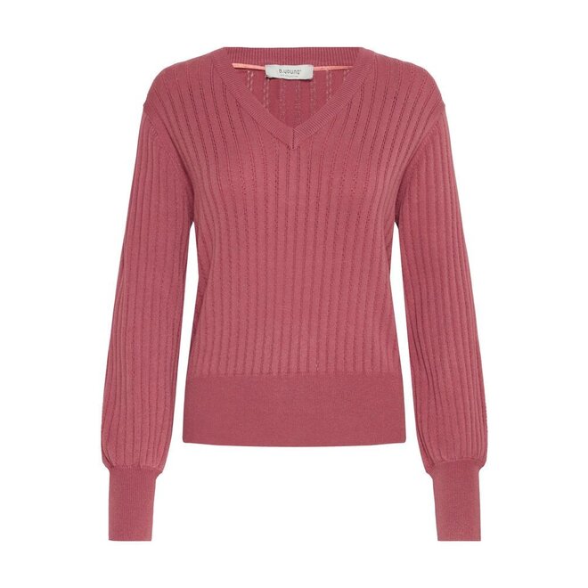 gebreide trui burgundy