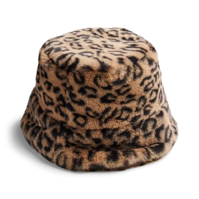 bucket hat leopard