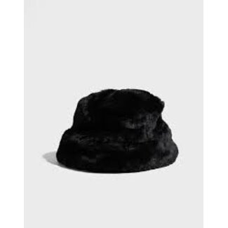 PIECES bucket hat black