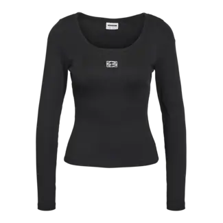 Noisy may top met logo zwart