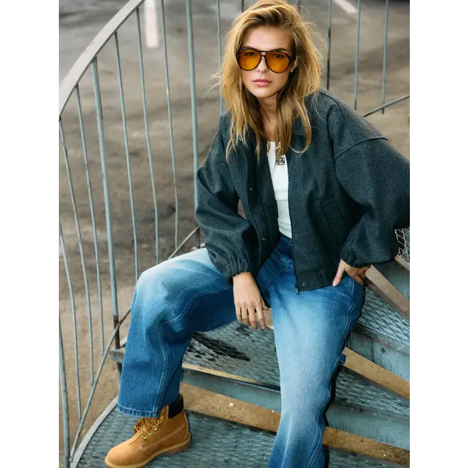 Nmjudy ls embr top jrs, cloud dancer/ black embr