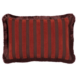 Palais cushion jackie chocolate& coral