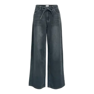 Object wide jeans met koordje