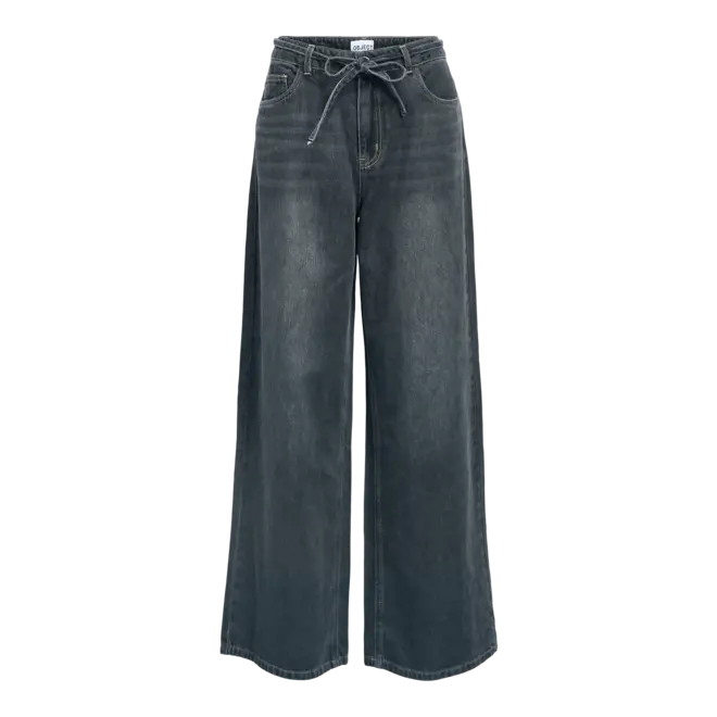 wide jeans met koordje