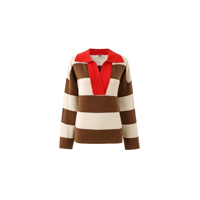 trui met kraag en strepen