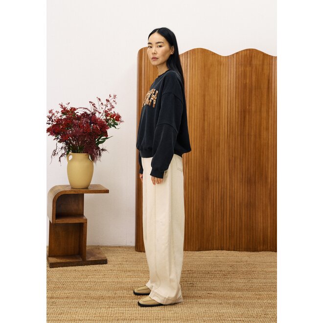 sweatshirt met letters