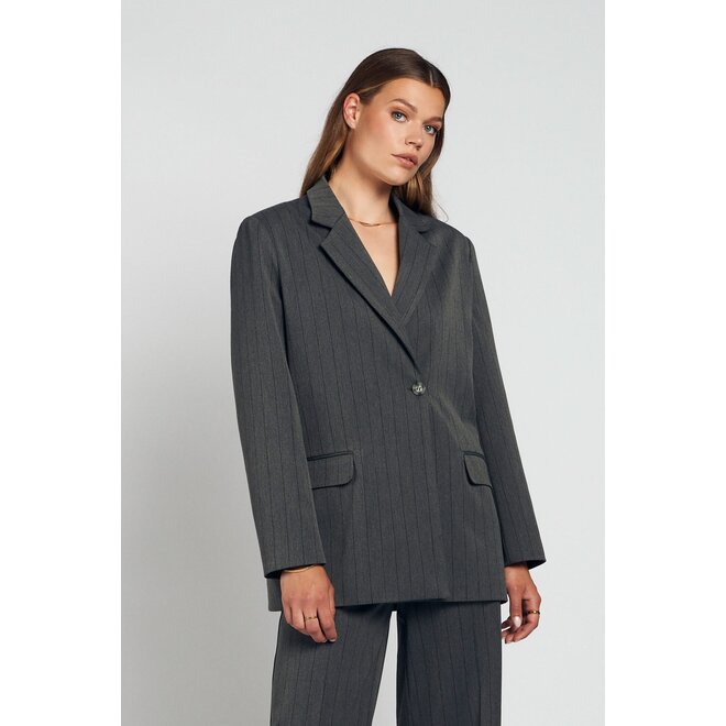 Miley blazer grey stripe