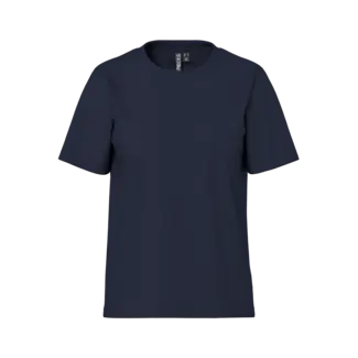 PIECES t-shirt boxy fit donkerblauw