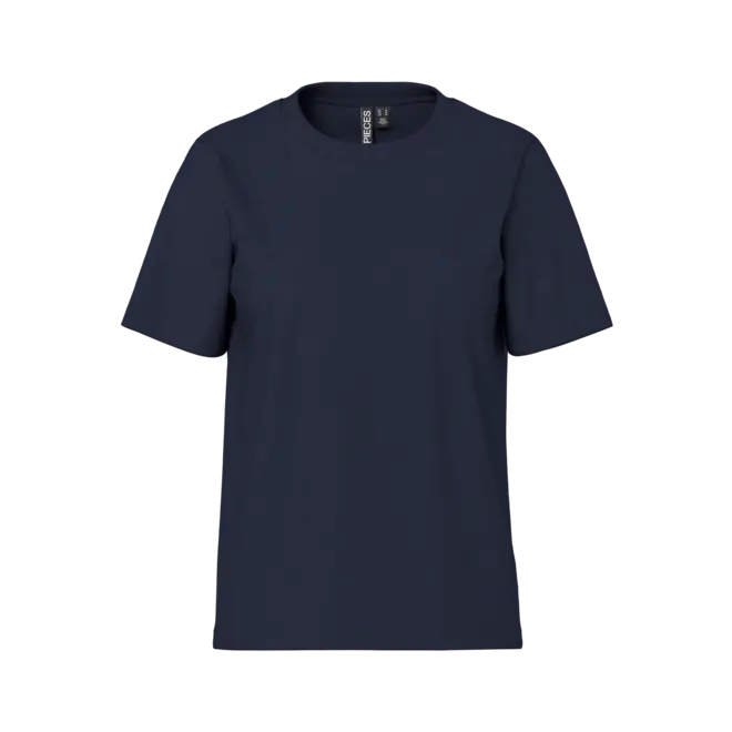 t-shirt boxy fit donkerblauw