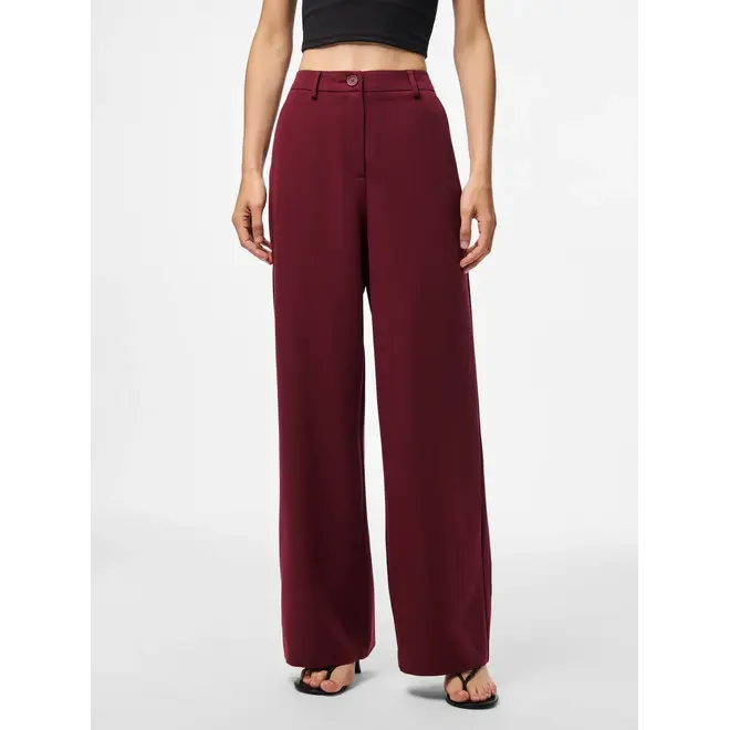 pantalon burgundy