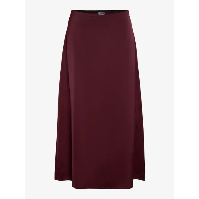 lange rok satijnlook