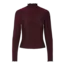 PIECES meshtop bordeaux met glitter