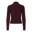 PIECES meshtop bordeaux met glitter