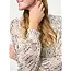 PIECES sequin top beige