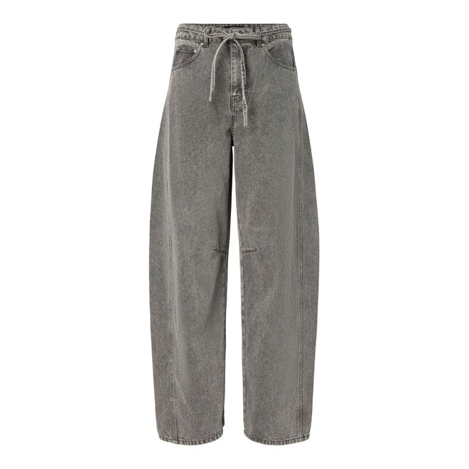 barrel fit jeans met strik