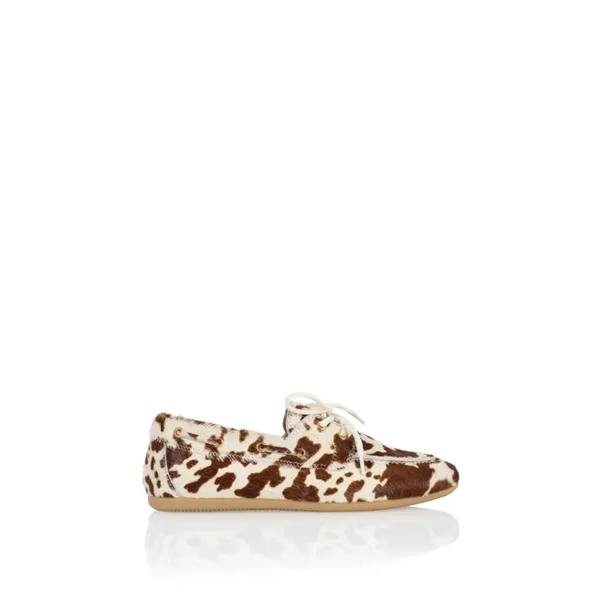 latty cow hair on, cognac