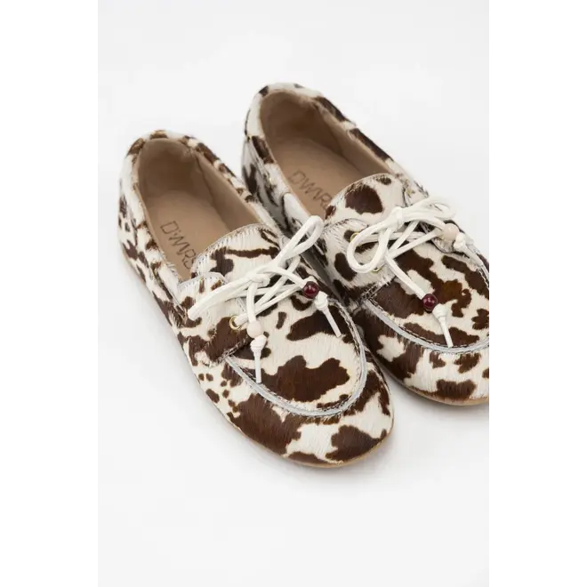 latty cow hair on, cognac